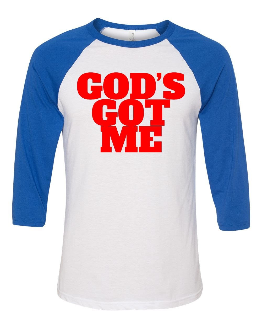God's Got Me Three Quarter Sleeve T - Image 3